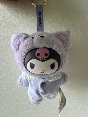 TOPTOY Sanrio Latte Baby Series Plush Doll Keychain-Kuromi